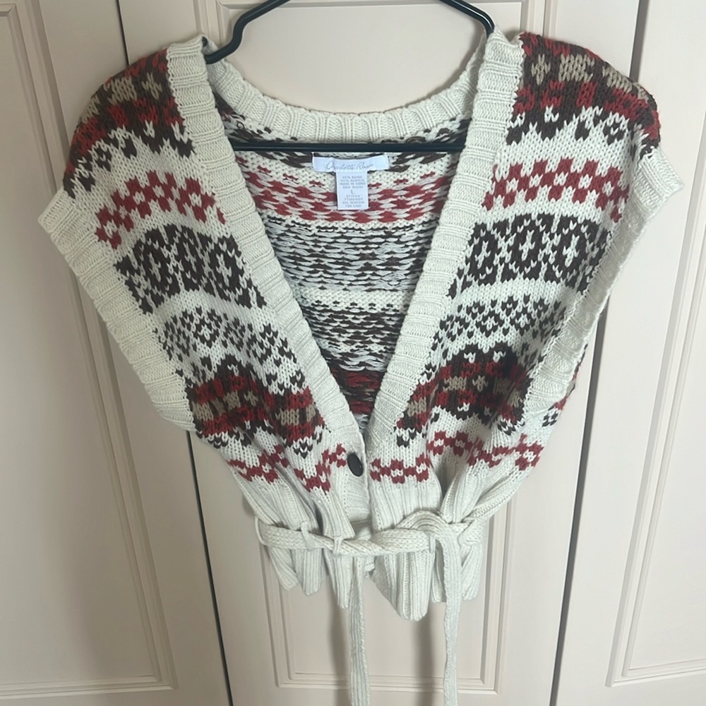 Charlotte Russe sweater vest